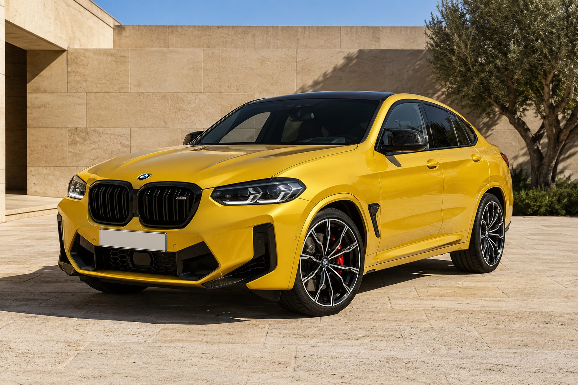 BMW X4 M Competition Sao Paulo Yellow